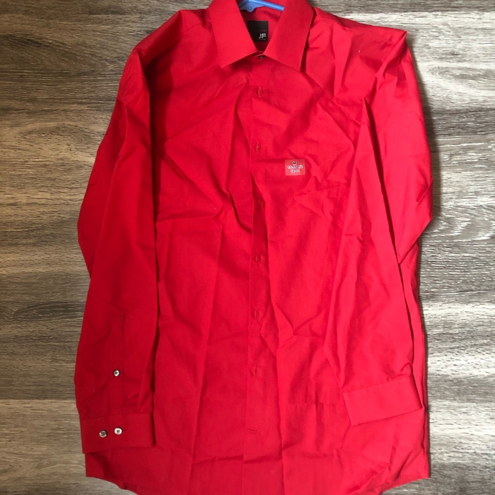 NWOT RED dress shirt